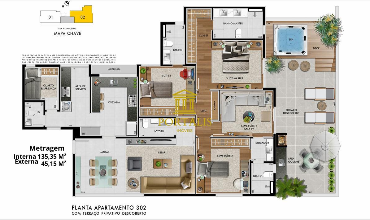 Apartamento, Santo Antônio, 3 Quartos, 2 Vagas, 2 Suítes