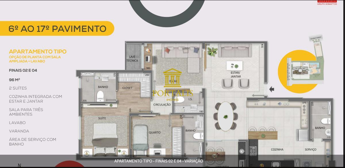 Apartamento, Buritis, 2 Quartos, 2 Vagas, 1 Suíte