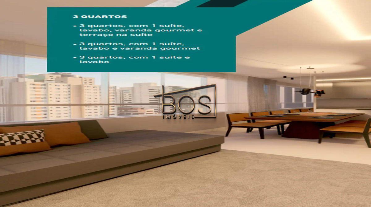 Apartamento, Lourdes, 3 Quartos, 2 Vagas, 1 Suíte