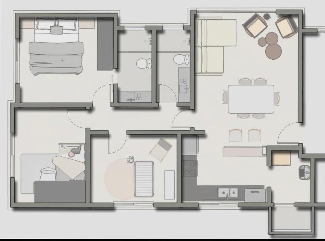 Apartamento, São Luiz (pampulha), 2 Quartos, 2 Vagas, 1 Suíte
