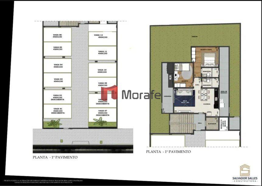 Apartamento, Indaiá, 2 Quartos, 1 Vaga, 1 Suíte