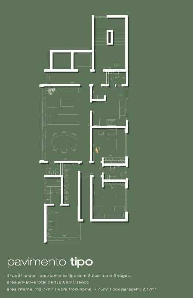 Apartamento, Serra, 3 Quartos, 3 Vagas, 2 Suítes