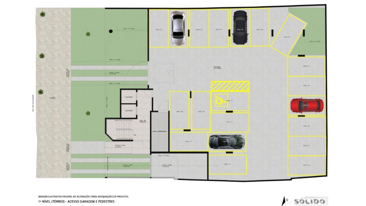 Apartamento, Barro Preto, 2 Quartos, 1 Vaga