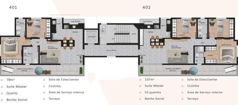 Apartamento, Santo Antônio, 2 Quartos, 2 Vagas, 1 Suíte