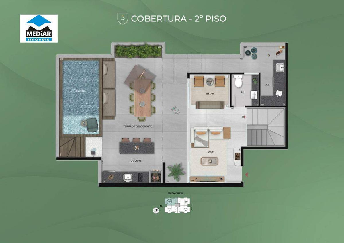 Cobertura, Renascença, 3 Quartos, 3 Vagas, 1 Suíte