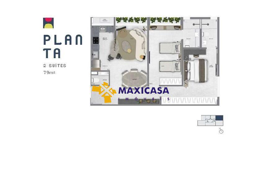 Apartamento, Carmo, 2 Quartos, 2 Vagas, 2 Suítes