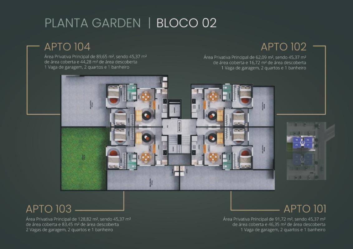 Cobertura, Minaslândia (p Maio), 2 Quartos, 2 Vagas