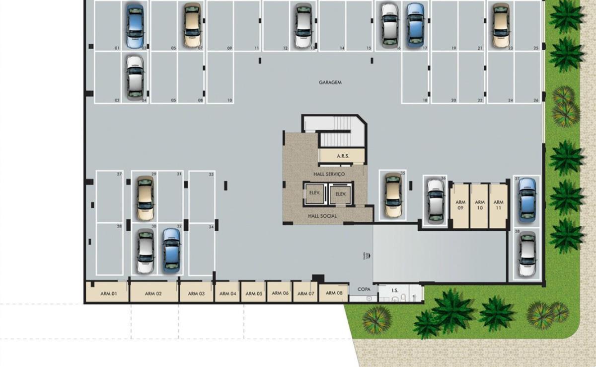 Apartamento, Carmo, 4 Quartos, 4 Vagas, 2 Suítes
