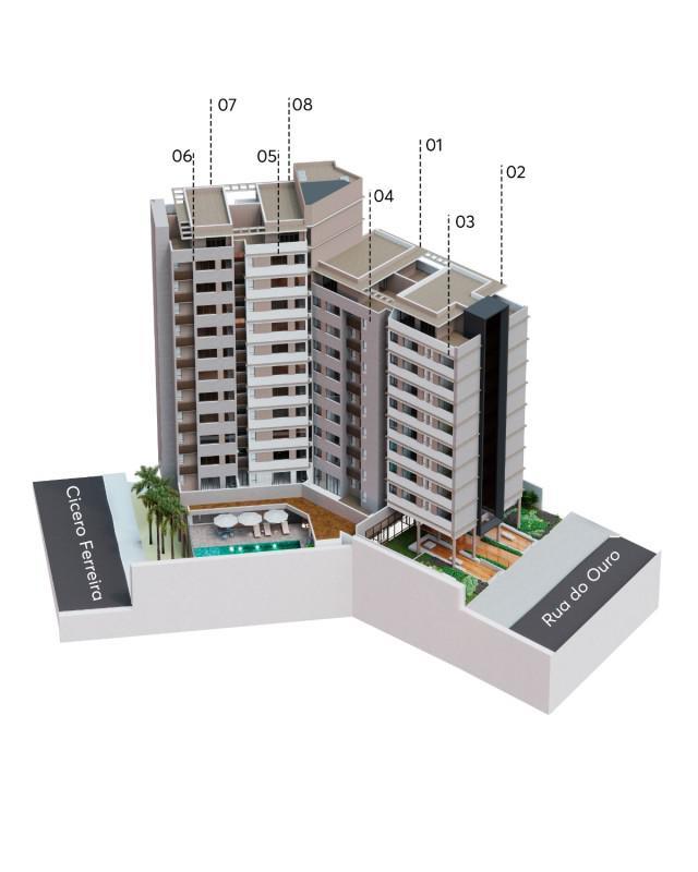 Apartamento, Serra, 2 Quartos, 1 Vaga, 1 Suíte