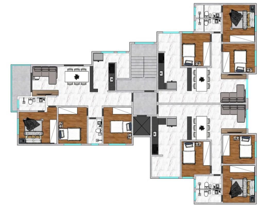 Apartamento, Eldorado, 3 Quartos, 2 Vagas, 1 Suíte