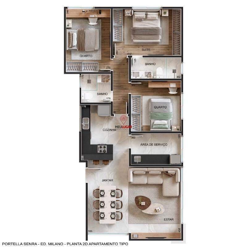 Apartamento, Barreiro, 3 Quartos, 2 Vagas, 1 Suíte