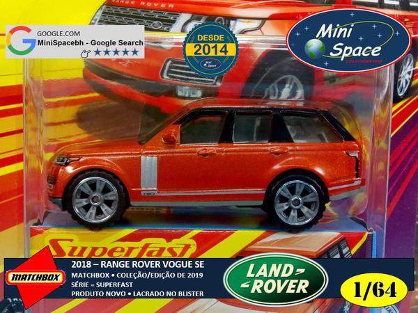 Matchbox 2018 Range Rover Vogue Se Superfast 1/64