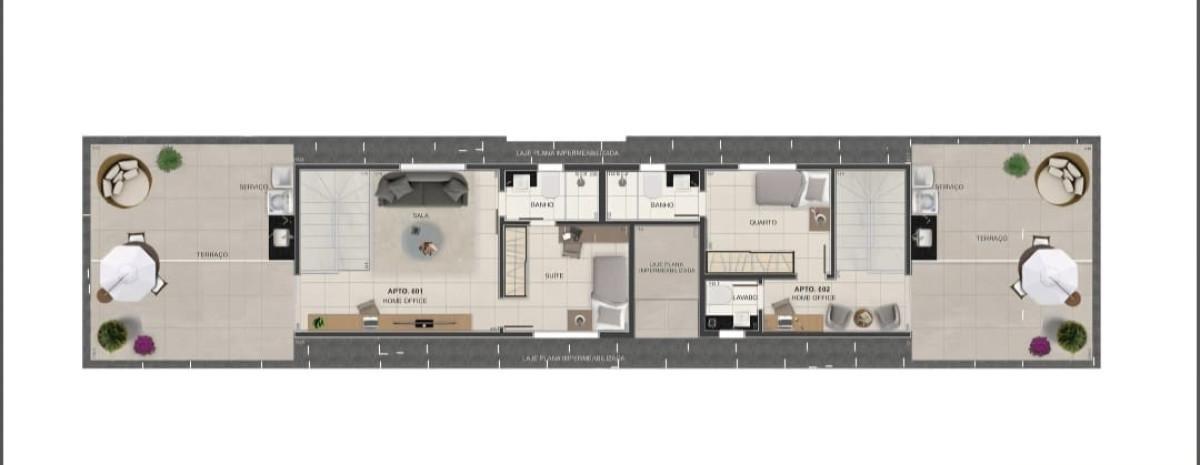 Apartamento, União, 3 Quartos, 2 Vagas, 1 Suíte