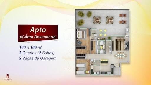 Apartamento, Centro, 3 Quartos, 2 Vagas, 1 Suíte