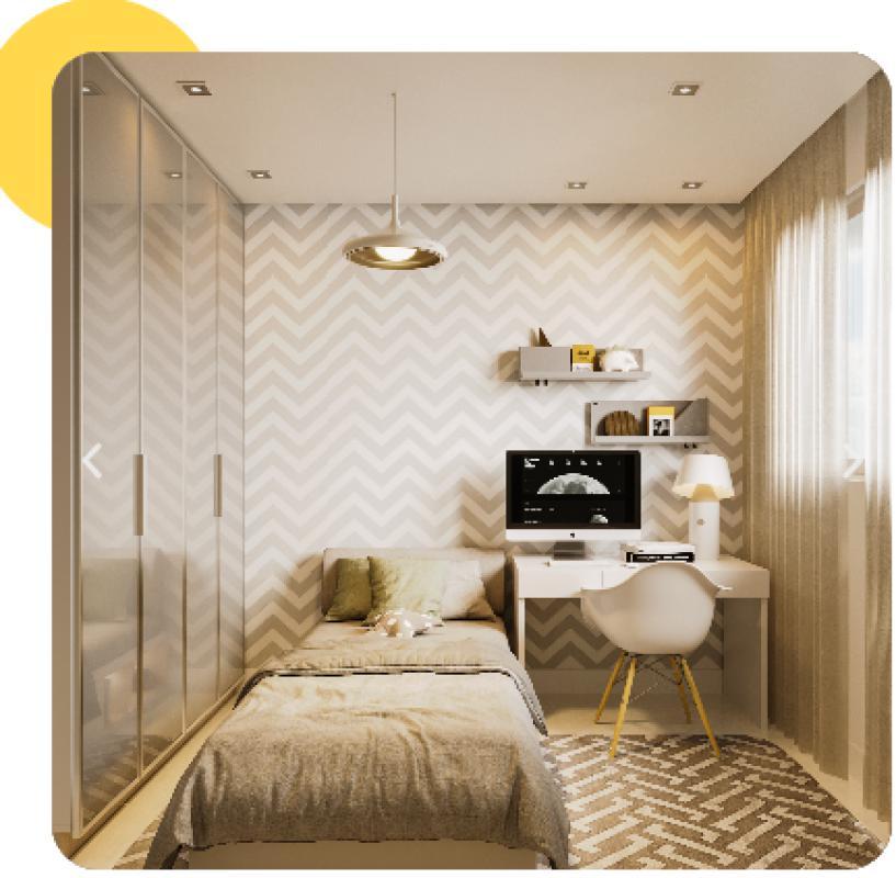 Apartamento, Teixeira Dias, 2 Quartos, 1 Vaga