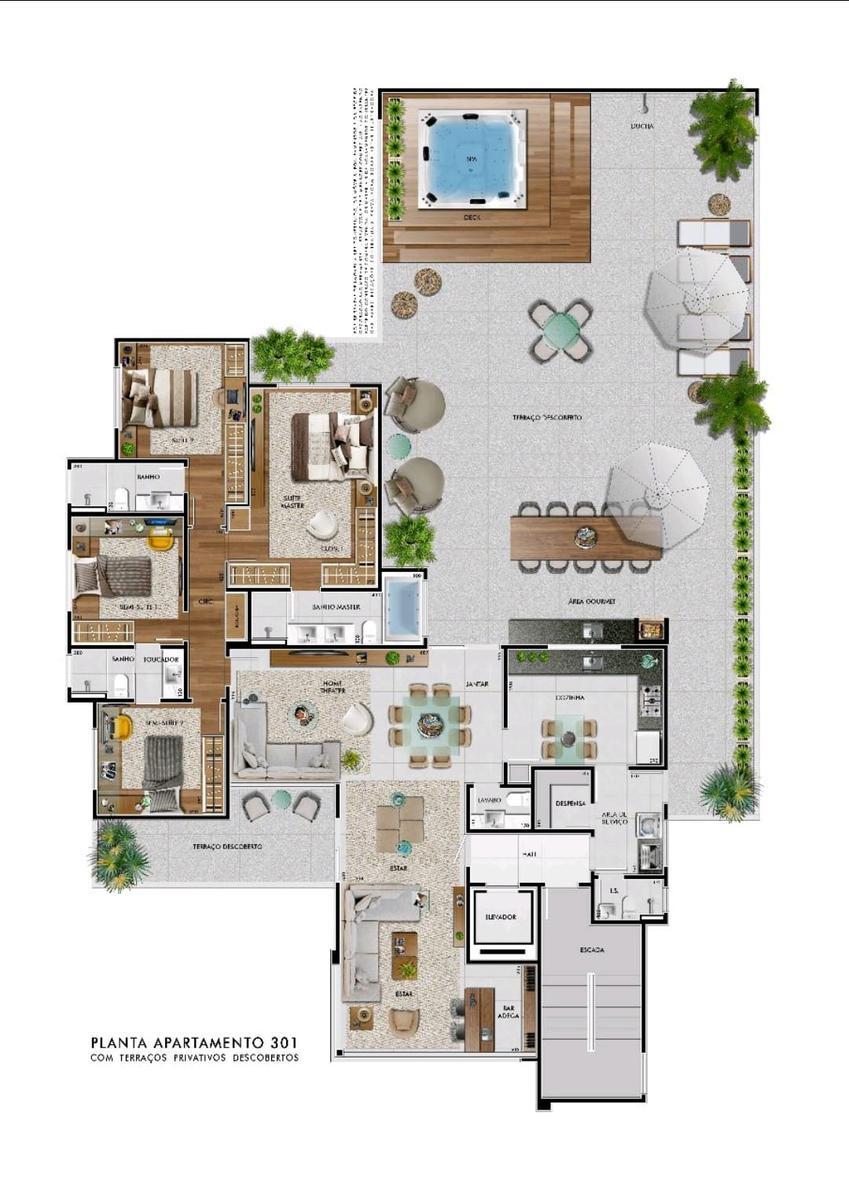 Apartamento, Castelo, 4 Quartos, 4 Vagas, 4 Suítes