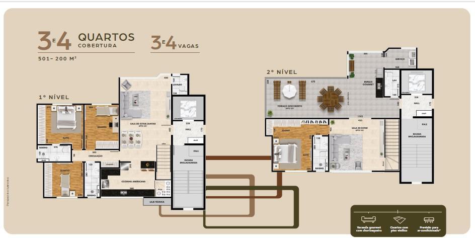 Apartamento, Santa Lúcia, 3 Quartos, 2 Vagas, 1 Suíte