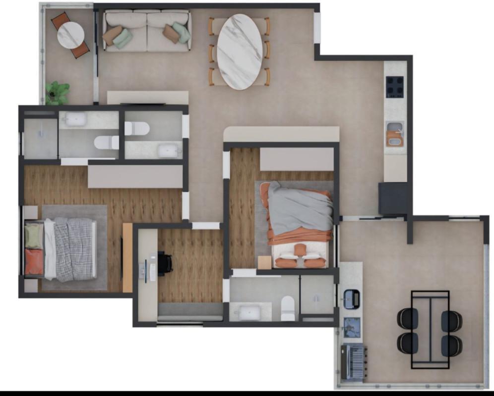 Apartamento, Prado, 2 Quartos, 2 Vagas, 1 Suíte