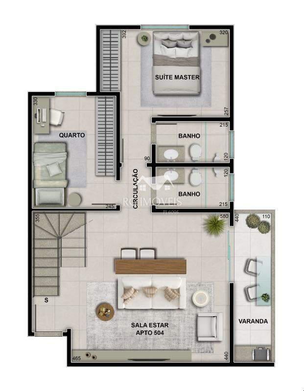 Apartamento, Jardim Industrial, 3 Quartos, 2 Vagas, 1 Suíte