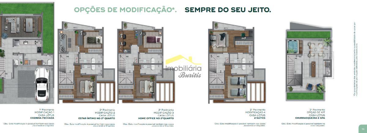 Casa em Condomínio, Buritis, 3 Quartos, 2 Vagas, 1 Suíte