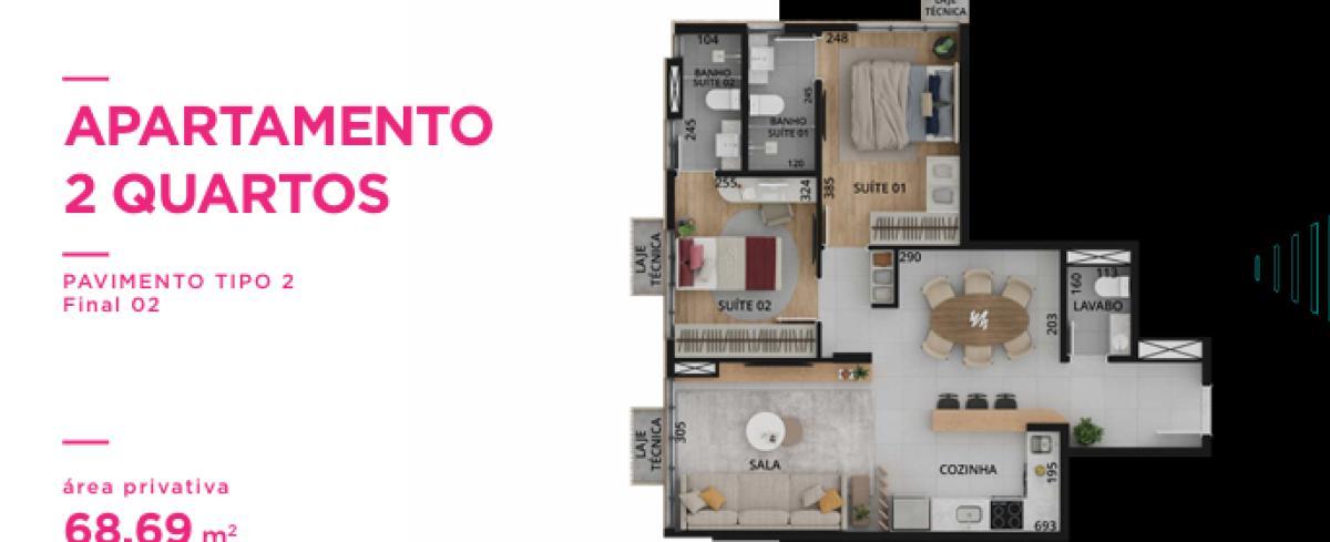 Apartamento, Boa Viagem, 2 Quartos, 1 Vaga, 1 Suíte