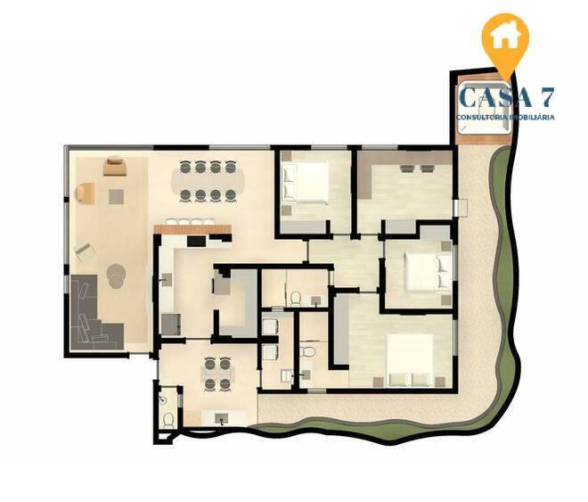 Apartamento, Santo Antônio, 4 Quartos, 2 Vagas, 2 Suítes