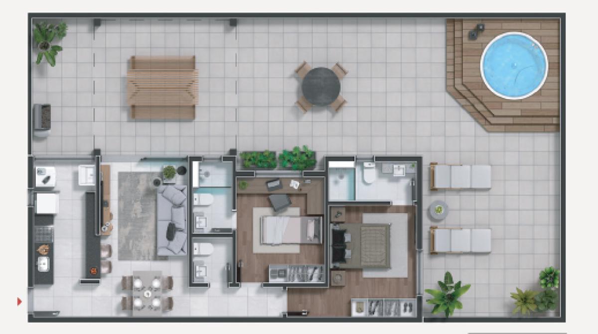 Apartamento, Santa Efigênia, 2 Quartos, 2 Vagas, 2 Suítes