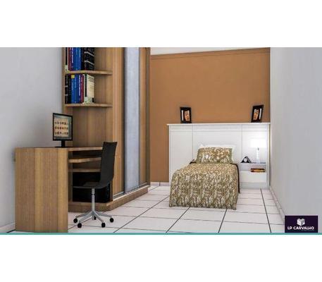 Apartamento, Nacional, 2 Quartos, 1 Vaga