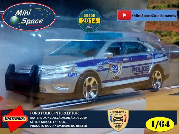 Matchbox Ford Interceptor Polícia 1/64