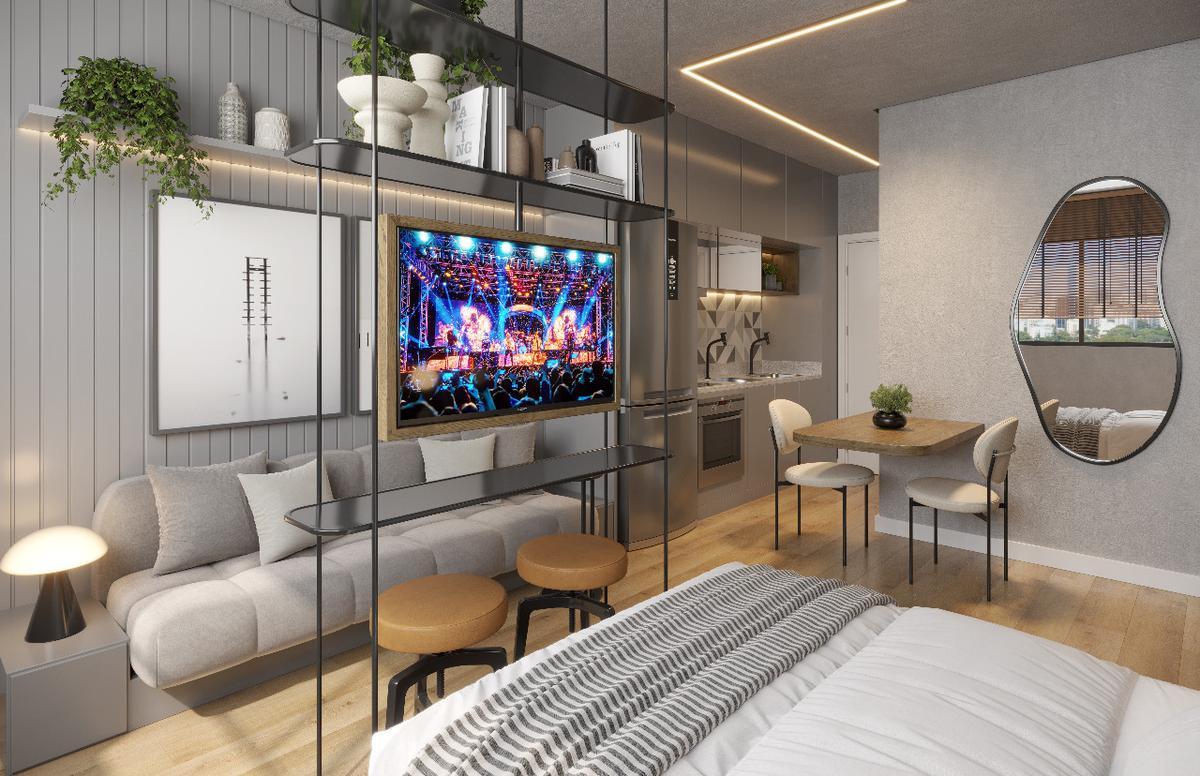Apartamento, Lourdes, 1 Quarto, 1 Vaga, 1 Suíte