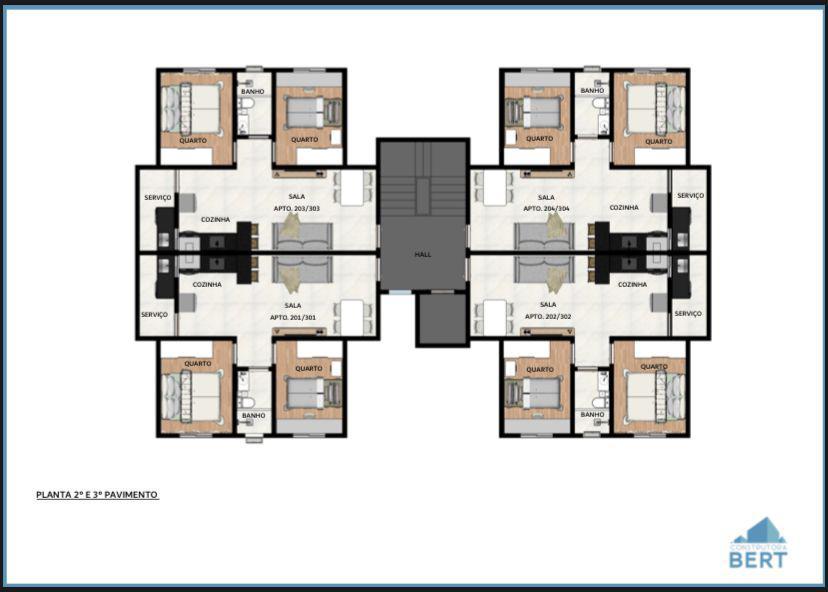 Apartamento, Copacabana, 2 Quartos, 1 Vaga
