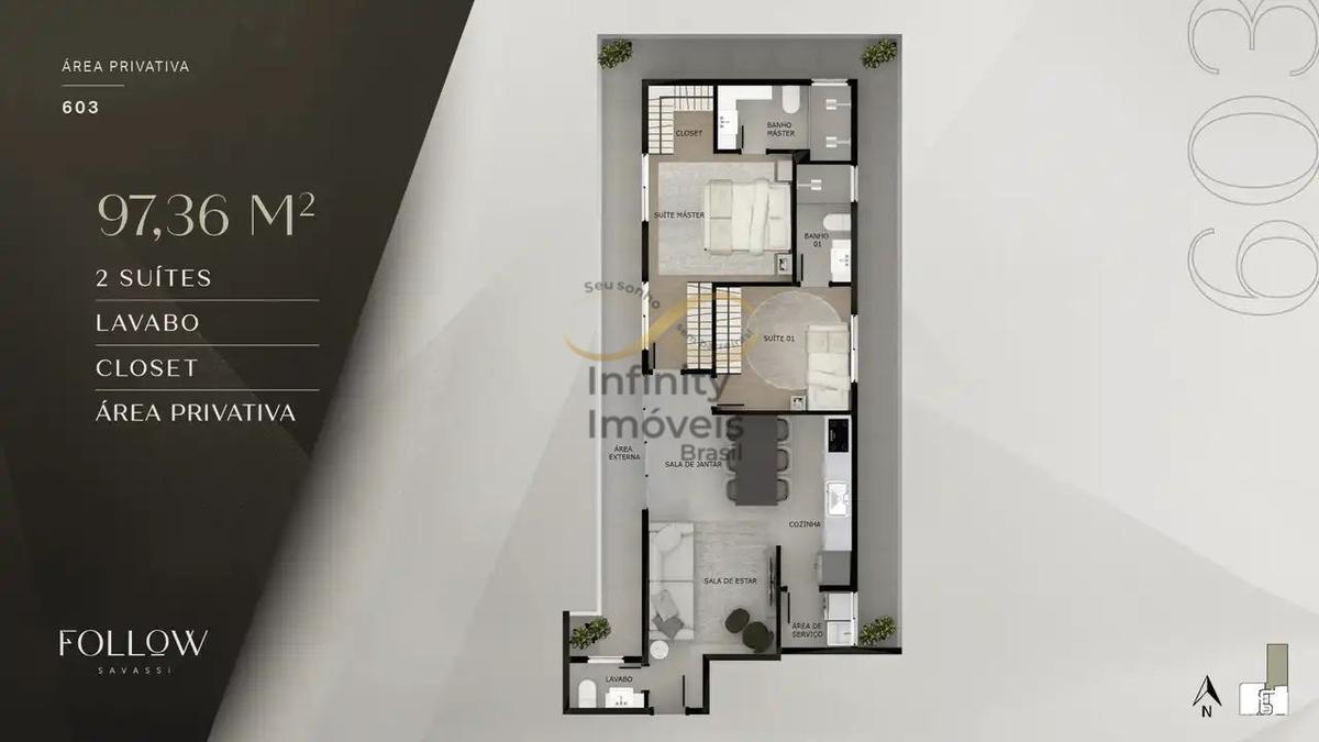 Apartamento, Savassi, 2 Quartos