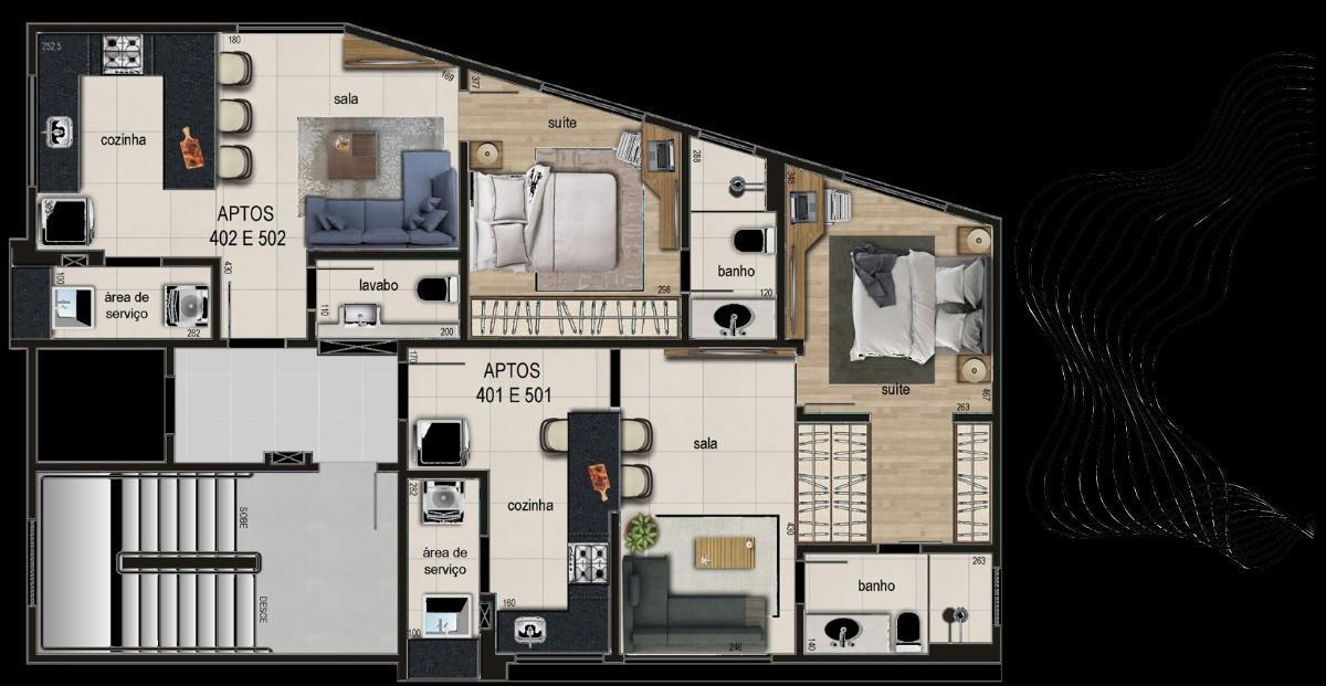 Apartamento, Vila Paris, 1 Quarto, 1 Vaga, 1 Suíte