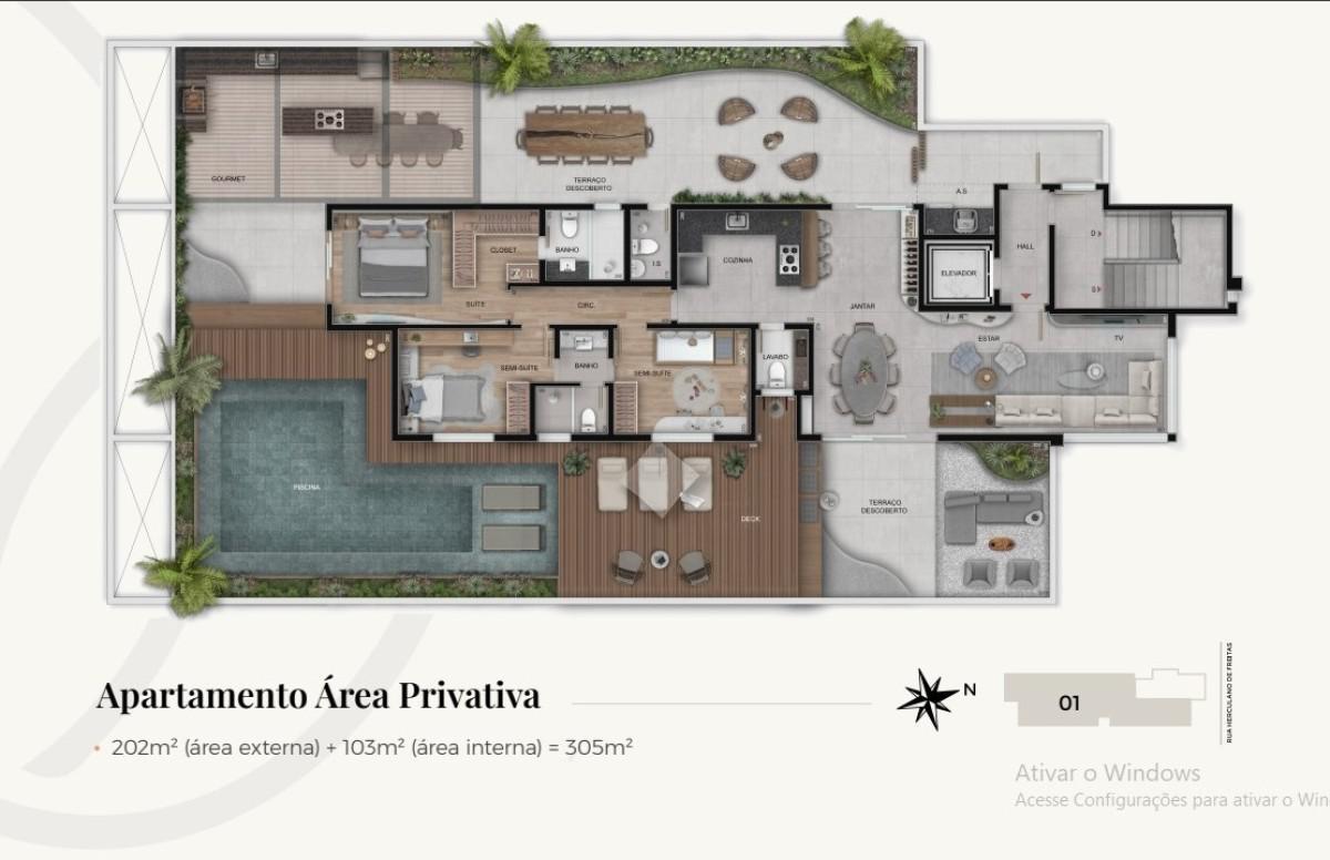 Apartamento, Gutierrez, 3 Quartos, 3 Vagas, 3 Suítes