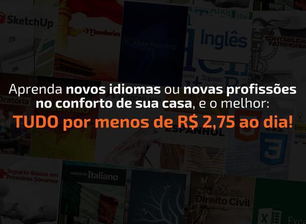 Cursos de Idiomas e Treinamentos Profissionalizantes