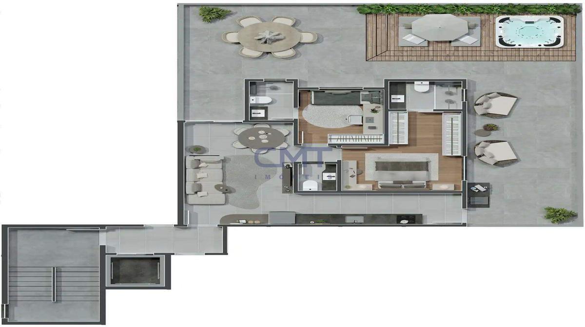 Cobertura, Santo Antônio, 2 Quartos, 2 Vagas, 2 Suítes