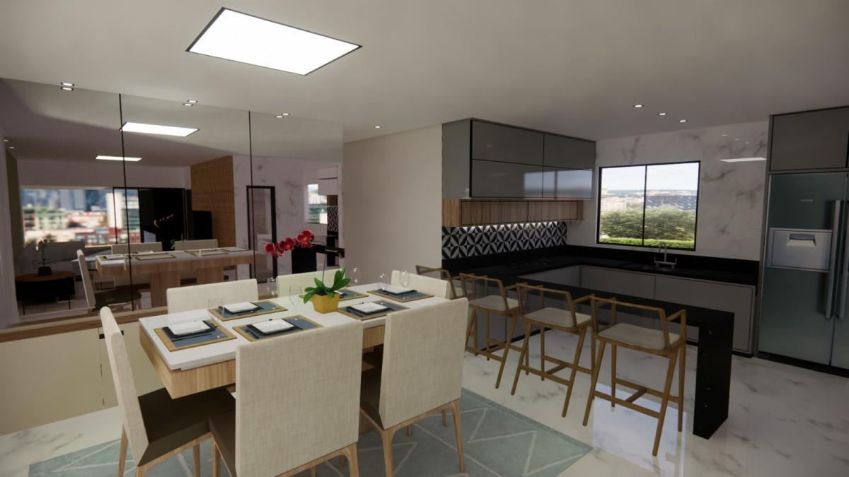 Apartamento, Liberdade, 4 Quartos, 3 Vagas, 4 Suítes