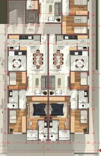 Apartamento, Veneza, 3 Quartos, 1 Vaga, 1 Suíte