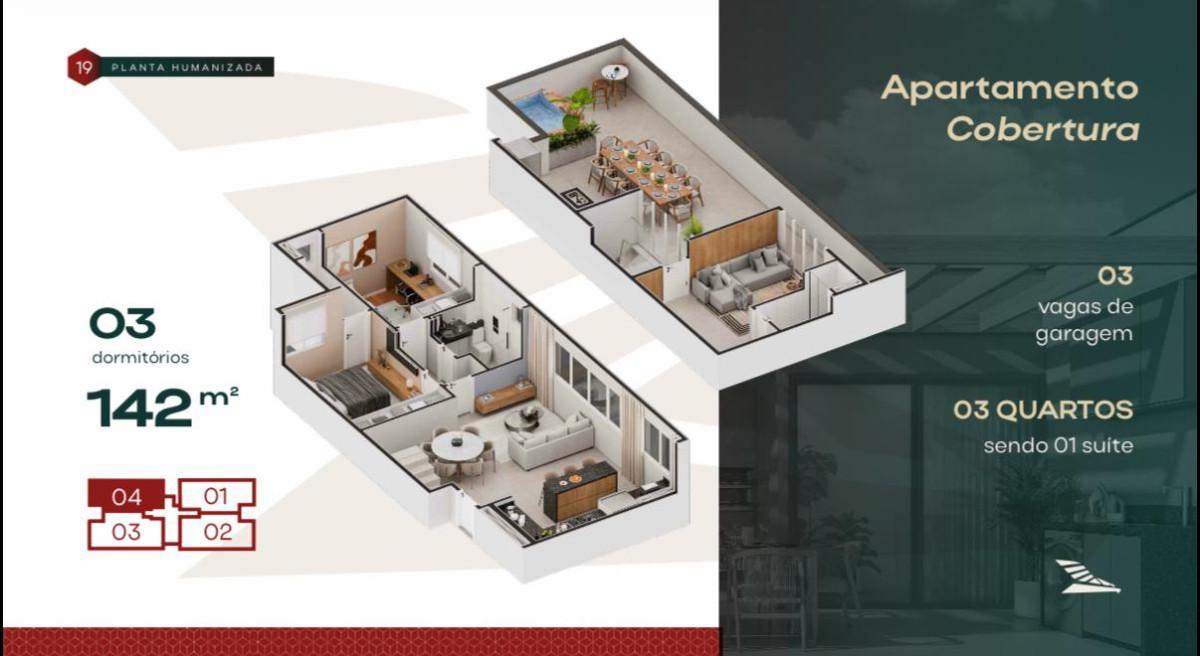 Apartamento, Coração Eucarístico, 3 Quartos, 2 Vagas, 1 Suíte