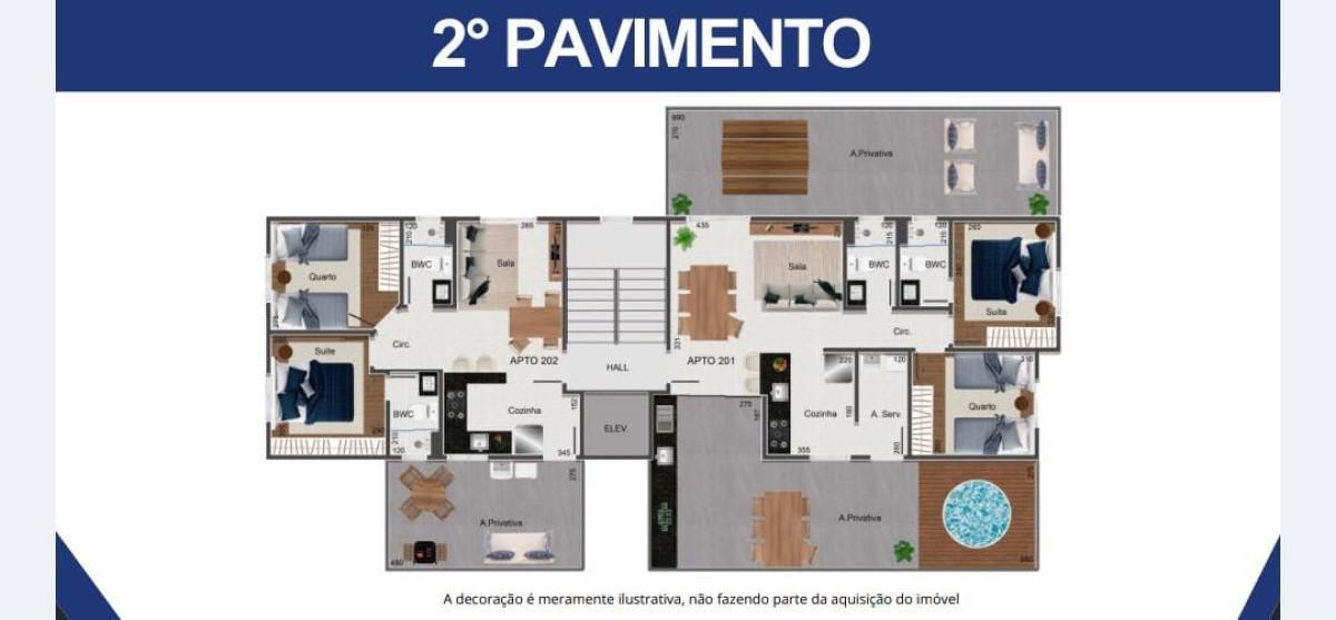 Apartamento, Miramar (barreiro), 3 Quartos, 0 Vaga, 1 Suíte