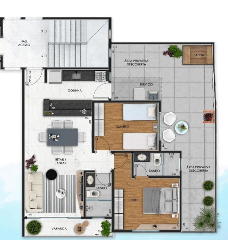 Apartamento, Padre Eustáquio, 2 Quartos, 2 Vagas, 1 Suíte