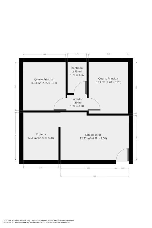 Apartamento, Cândida Ferreira, 2 Quartos, 1 Vaga