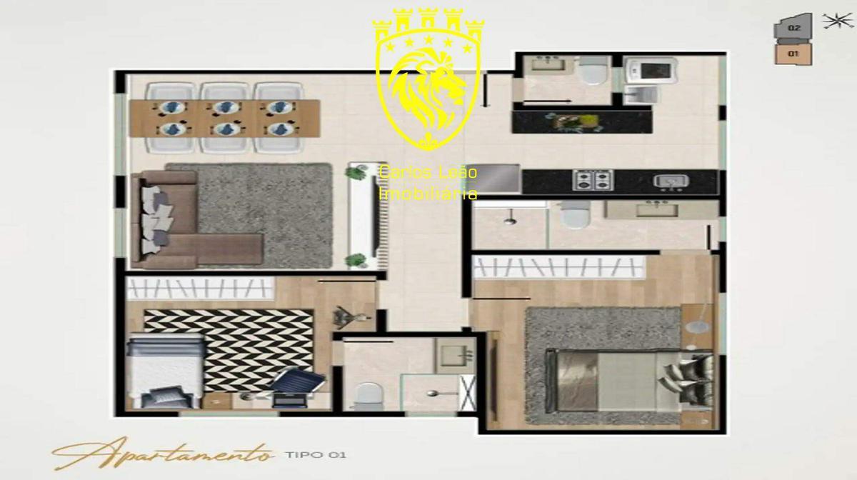 Apartamento, Buritis, 3 Quartos, 3 Vagas, 1 Suíte