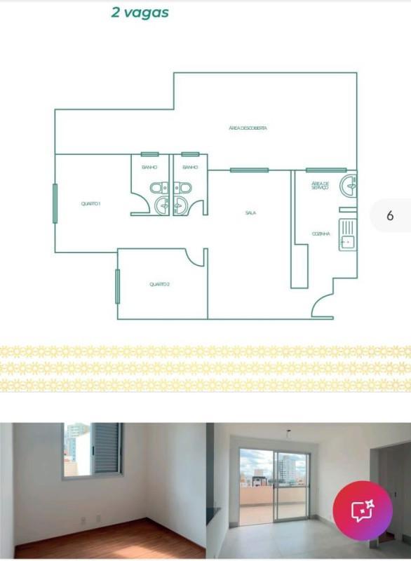 Apartamento, Nova Granada, 2 Quartos, 2 Vagas, 1 Suíte