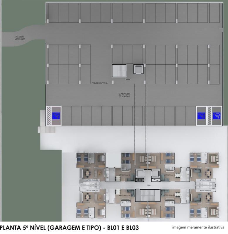 Apartamento, Canaã, 2 Quartos, 1 Vaga