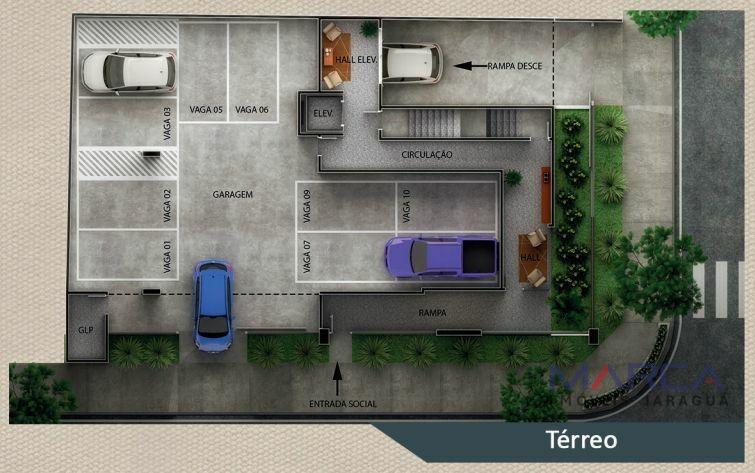 Cobertura, Santa Rosa, 4 Quartos, 0 Vaga