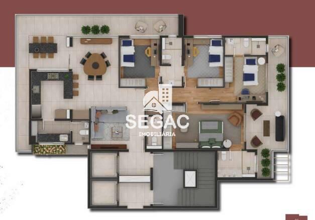 Apartamento, Anchieta, 4 Quartos, 3 Vagas, 2 Suítes