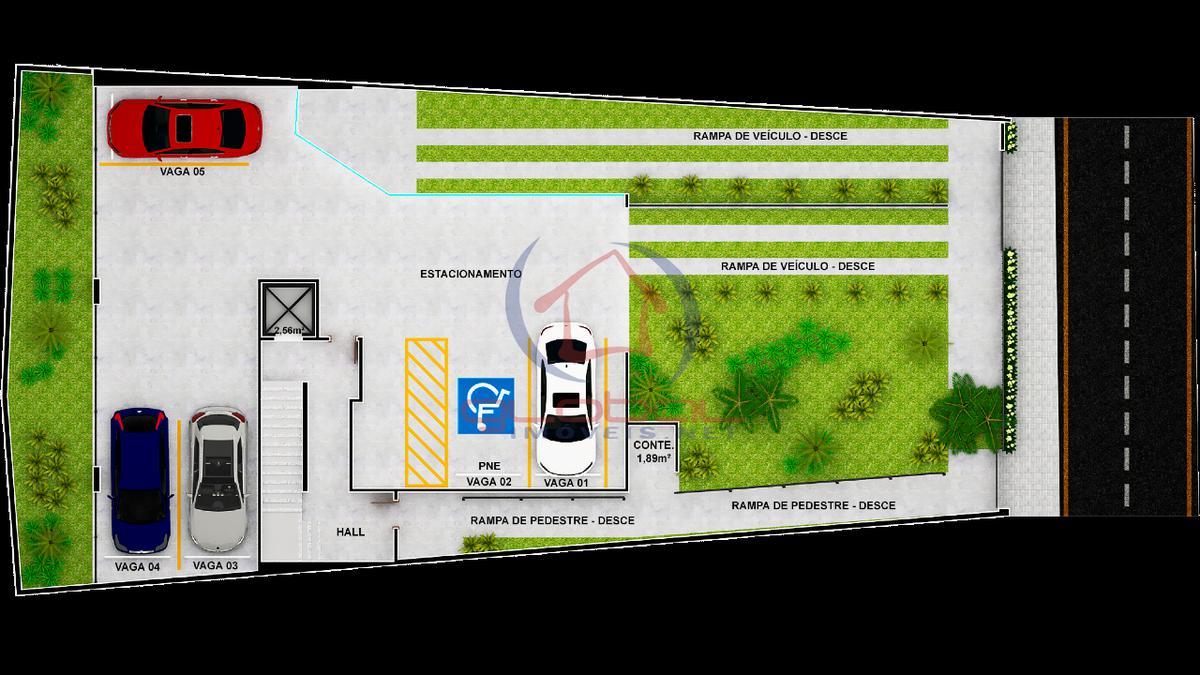 Área Privativa, Caiçaras, 2 Quartos, 1 Vaga, 1 Suíte