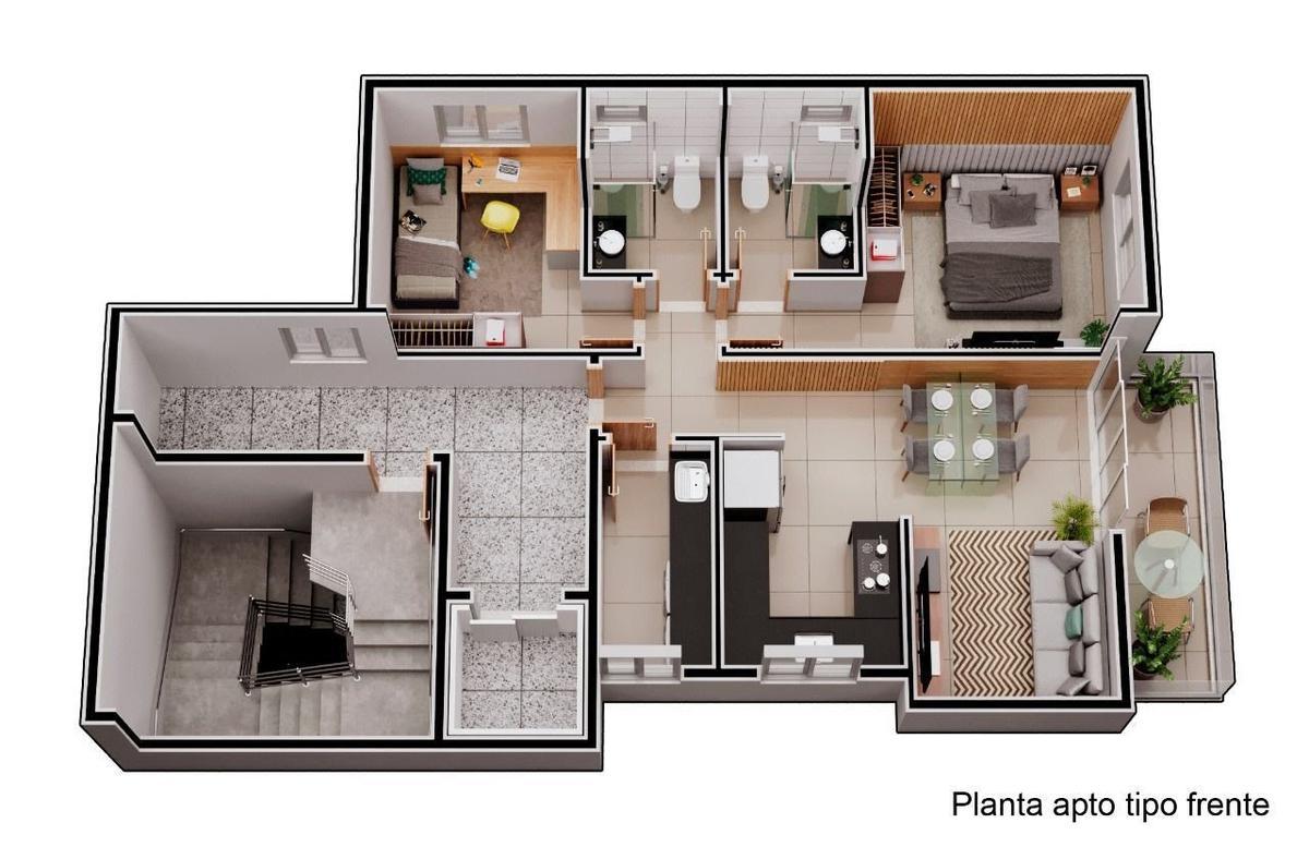 Apartamento, Horto, 2 Quartos, 1 Vaga, 1 Suíte