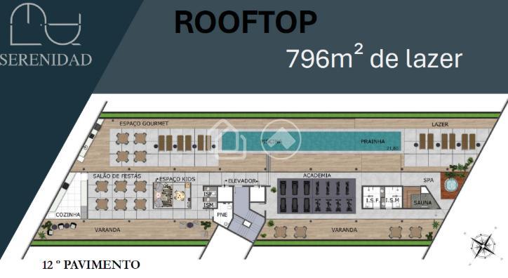 Apartamento, Vila da Serra, 1 Quarto, 1 Vaga
